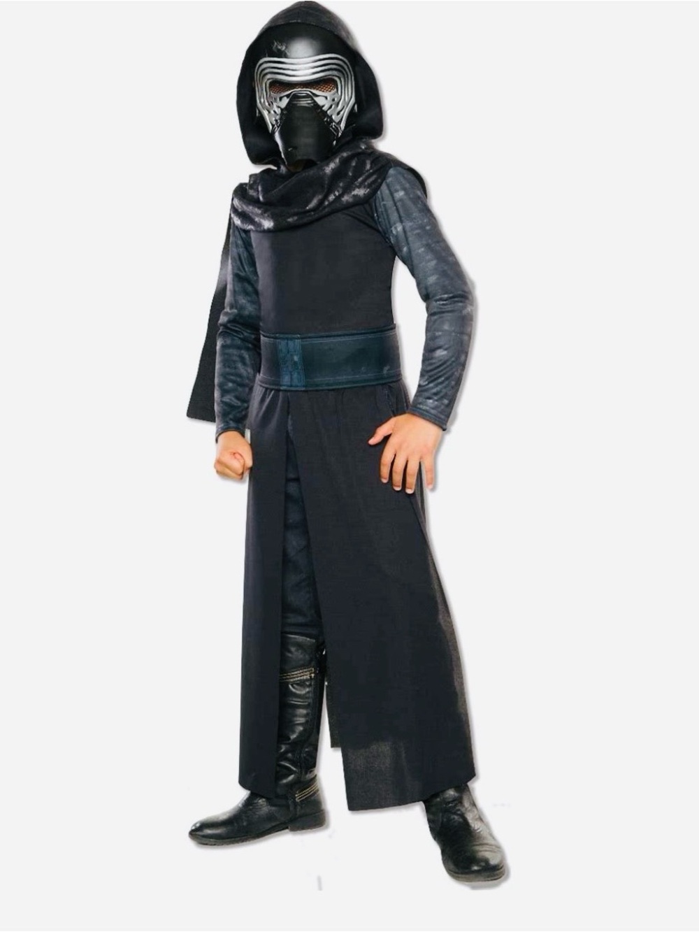 Disney Star Wars Brand New Black Kylo Ren Hooded Costume with Mask
